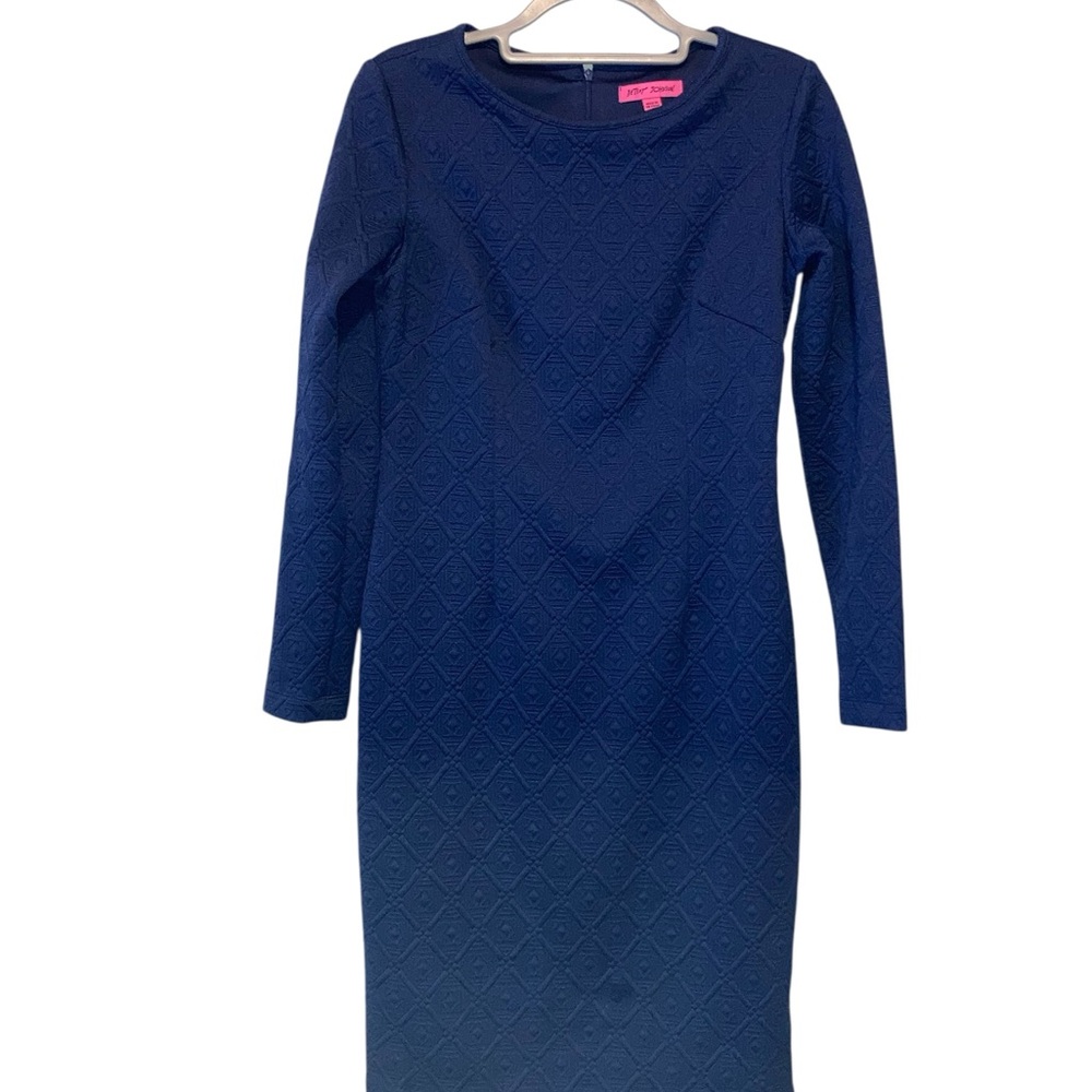 Betsey Johnson Navy Blue size 8 Dress
